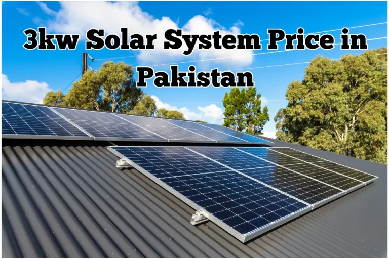 3kw solar system price in Pakistan 2023
