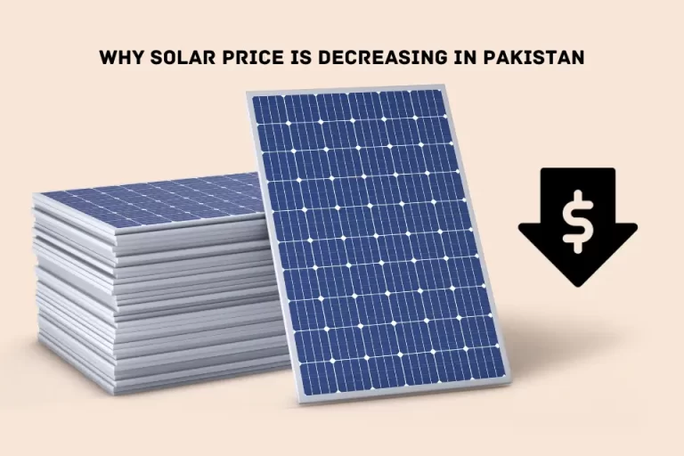 Why are the prices of solar panels decreasing?