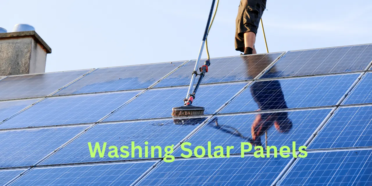 Washing Solar Panels