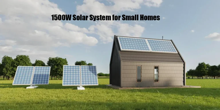 1500W Solar System for Small Homes