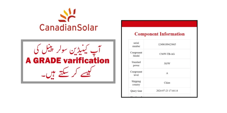 How to verify Canadian Solar panels